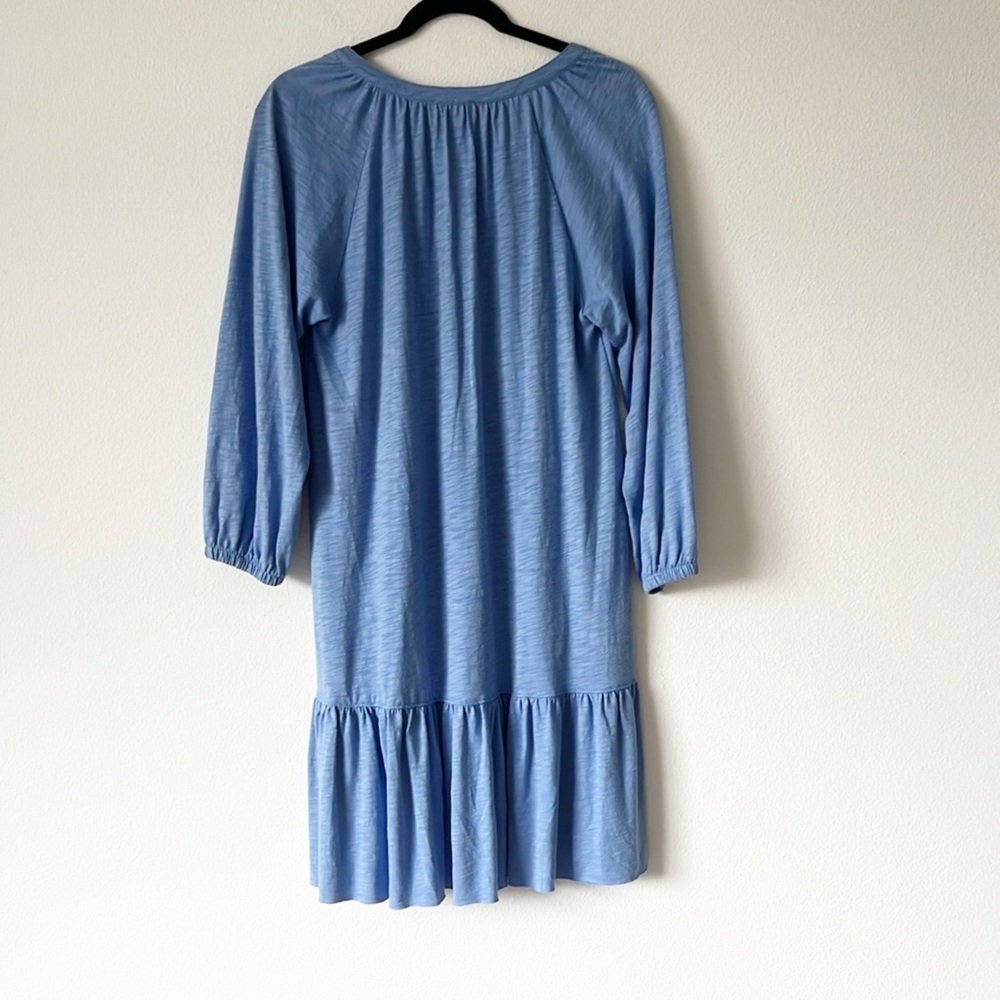 Lilla P Flame Modal 3/4 Sleeve Shirred Raglan Dress - Picture 7 of 16